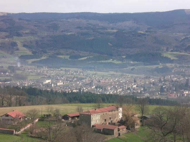 vue sur Ambert